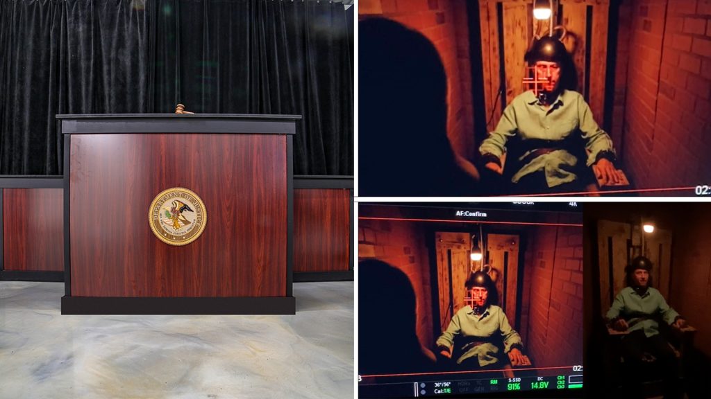 execution chamber film location, courtroom film location, Global Filmz, Think Global Media, Think Global Filmz, Award Winning Producer, Award Winning Director, Nathan Taupez Scinto, Miami Video Production Company, Miami video production service, music video production miami