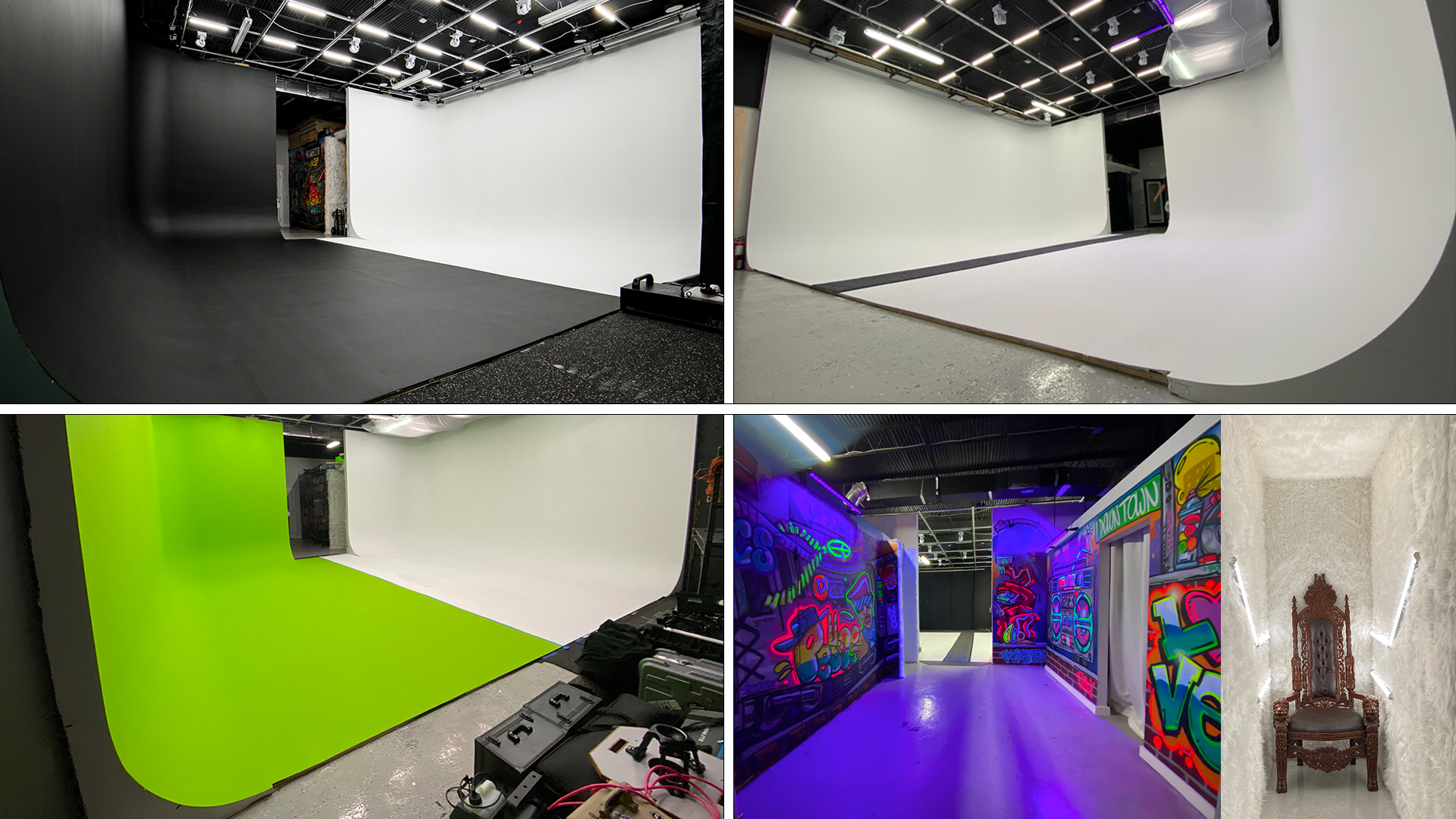 cyc wall, green screen, production studio, Global Filmz, Think Global Media, Think Global Filmz, Award Winning Producer, Award Winning Director, Nathan Taupez Scinto, Miami Video Production Company, Miami video production service, music video production miami